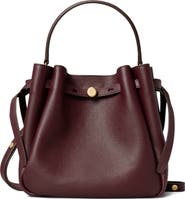 Tory Burch Romy Pebble Leather Bucket Bag