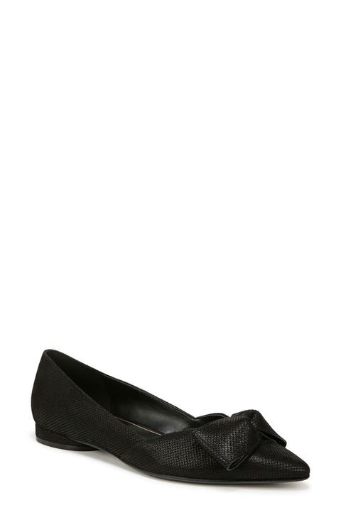 Havana Bow Pointed Toe Flat (Women)