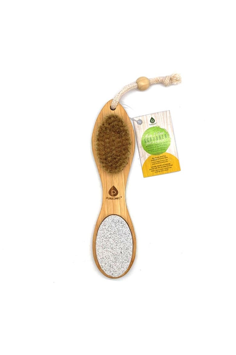 4-in-1 Foot Scrubber, Main, color, Ivory