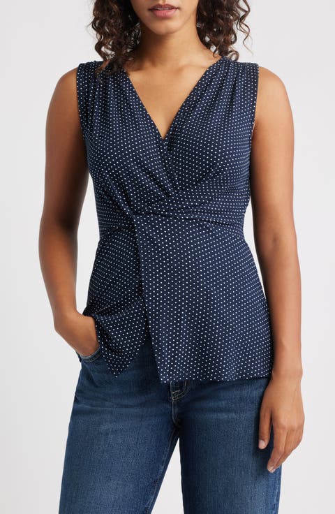 Twist Front Sleeveless Top
