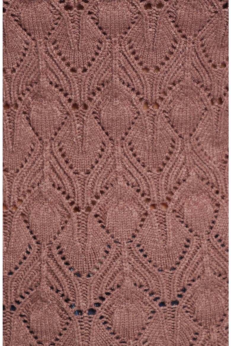 Baker Pointelle Sweater, Alternate, color, MAUVE