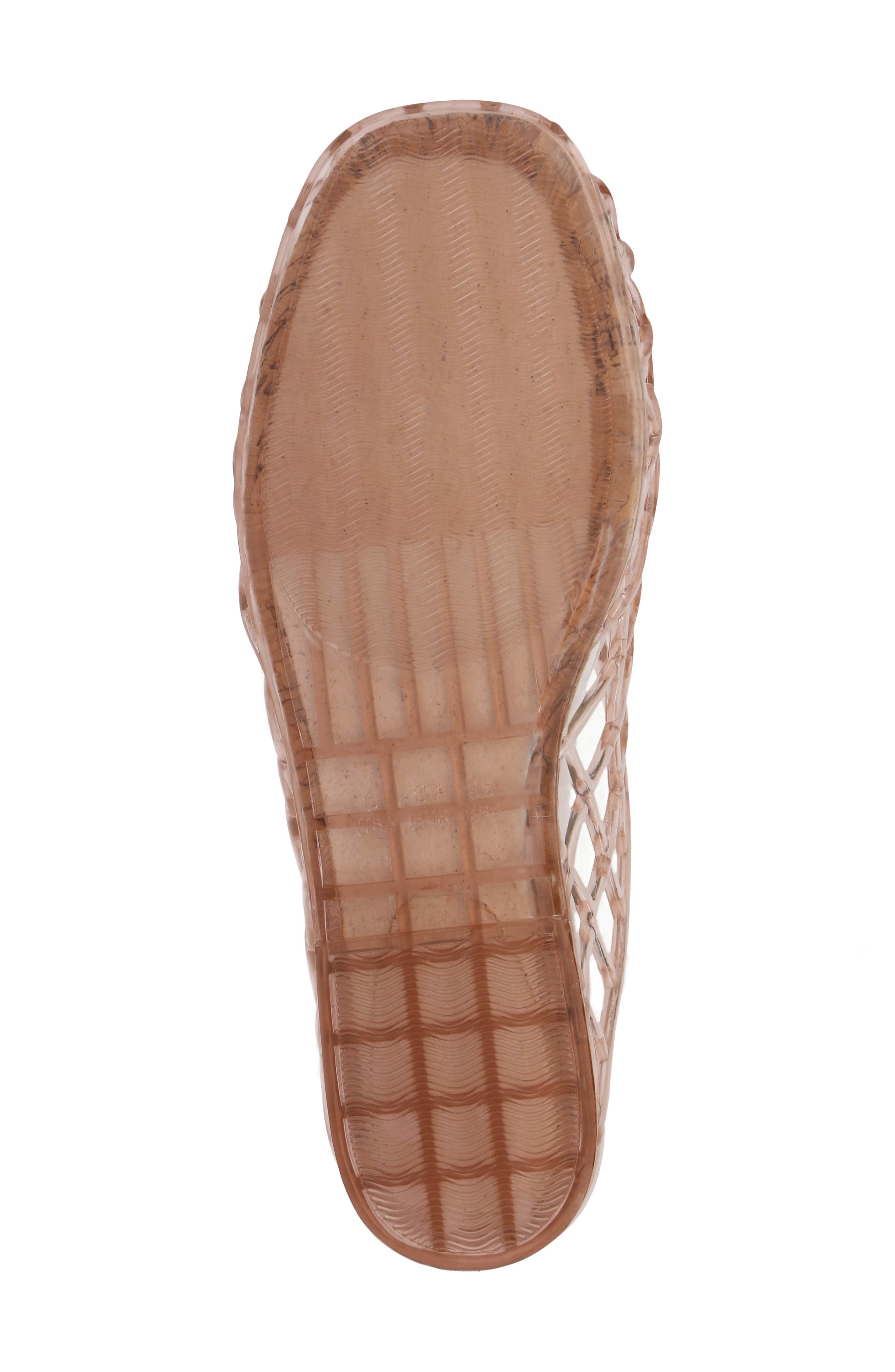 Sophie Clear Woven Mule, Alternate, color, ROSE PVC