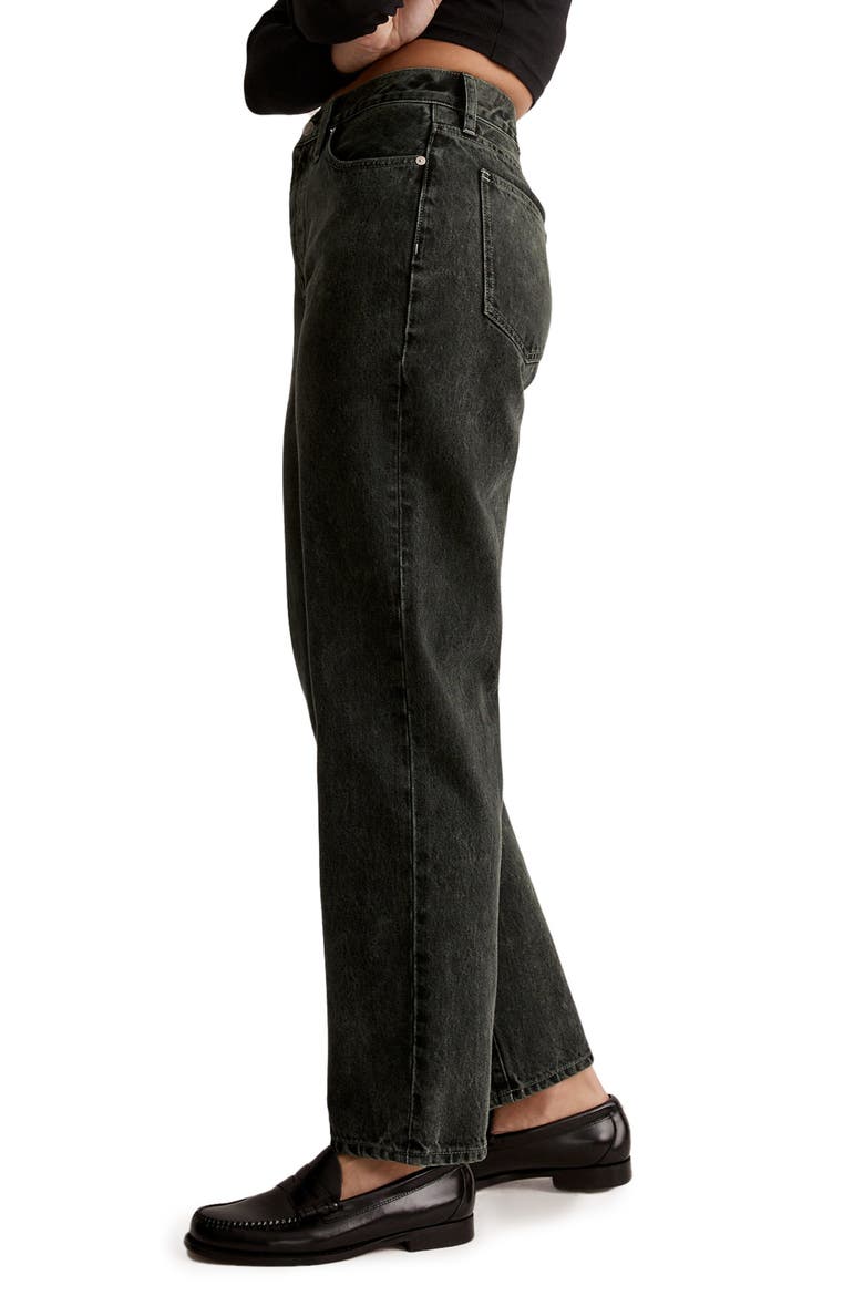 The Perfect Vintage High Waist Jeans, Alternate, color, STEEL GREEN