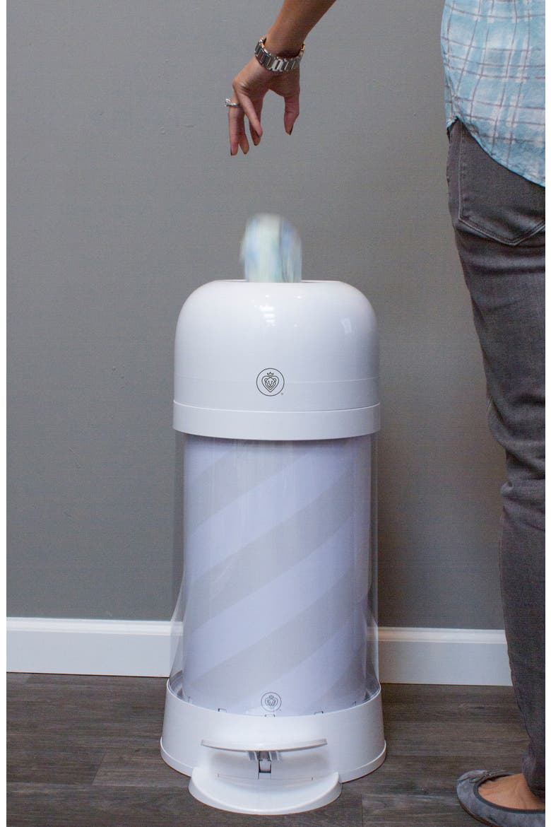 Twist'r Diaper Disposal System, Alternate, color, WHITE CANDY CANE