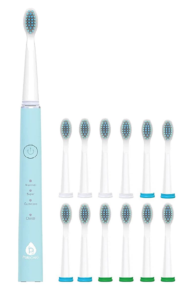 USB Rechargeable Sonic Toothbrush, Alternate, color, GREEN/BLUE