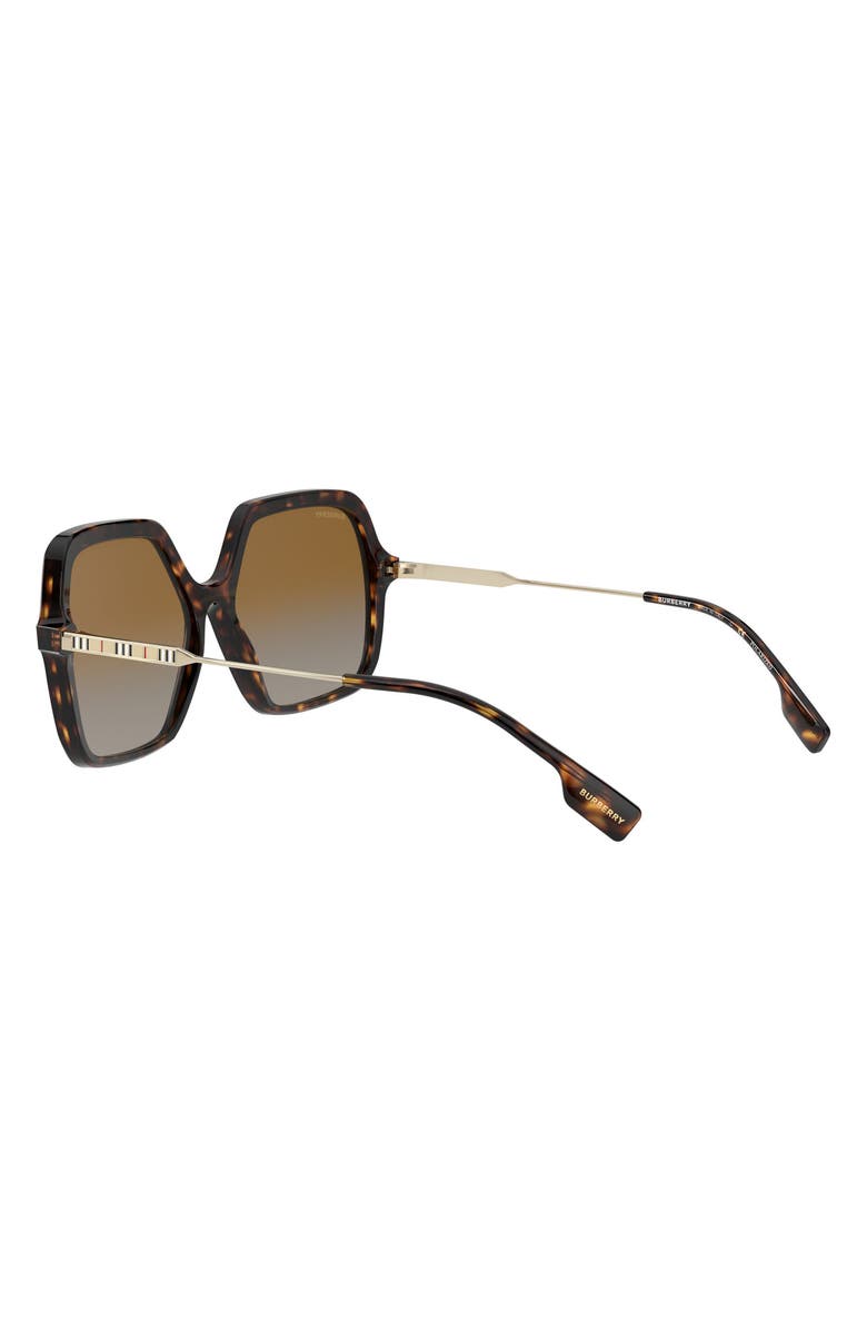 Burberry 59mm Isabella Classic Square Sunglasses, Alternate, color, 