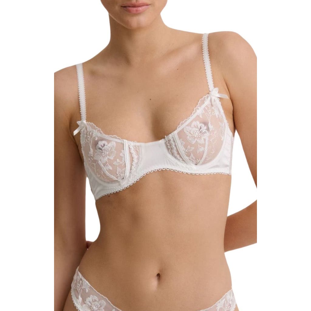 KAT THE LABEL KAT THE LABEL JOJO EMBROIDERED MESH THONG