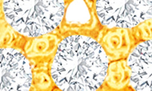 Suzy Levian Diamonds Pavé Diamond Star Of David Stud Earrings In Yellow Gold