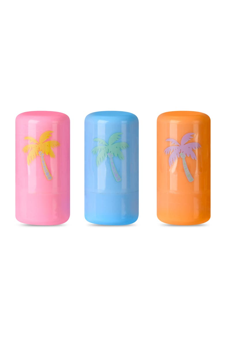 Kids' Palm Paradise 3-Pack Lip Balm Set, Main, color, MULTI