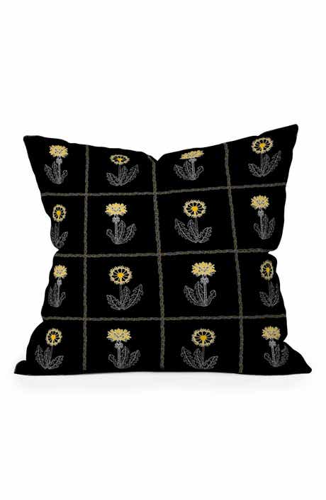 Deny Designs Dandelion Patchwork Accent Pillow