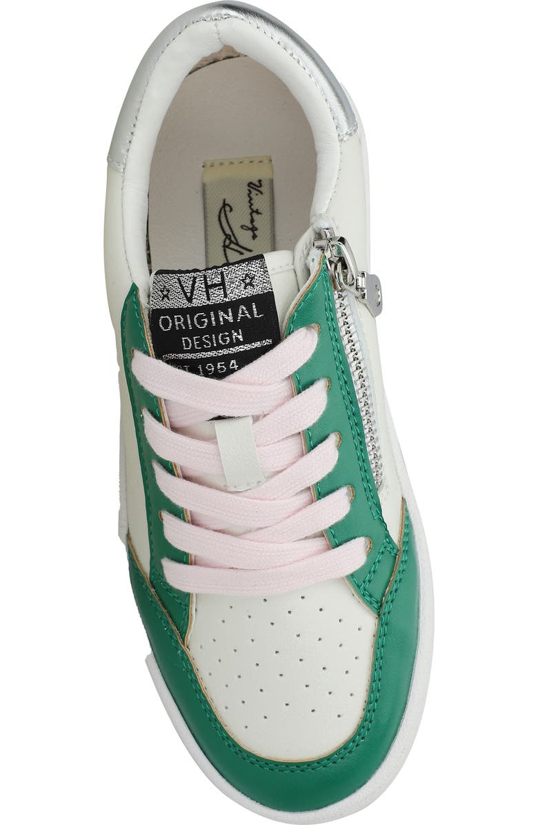 Vintage Havana Kids' Edna Sneaker, Alternate, color, White/ Green