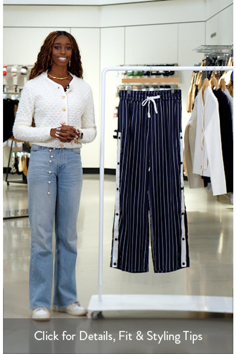 Beckham Stripe Drawstring Pants (Women) | Nordstrom