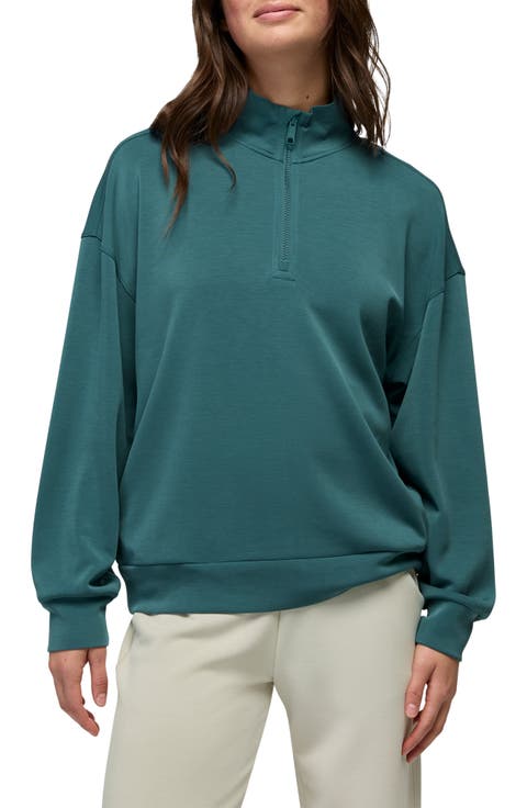Shea Soft Relaxed Half Zip Pullover