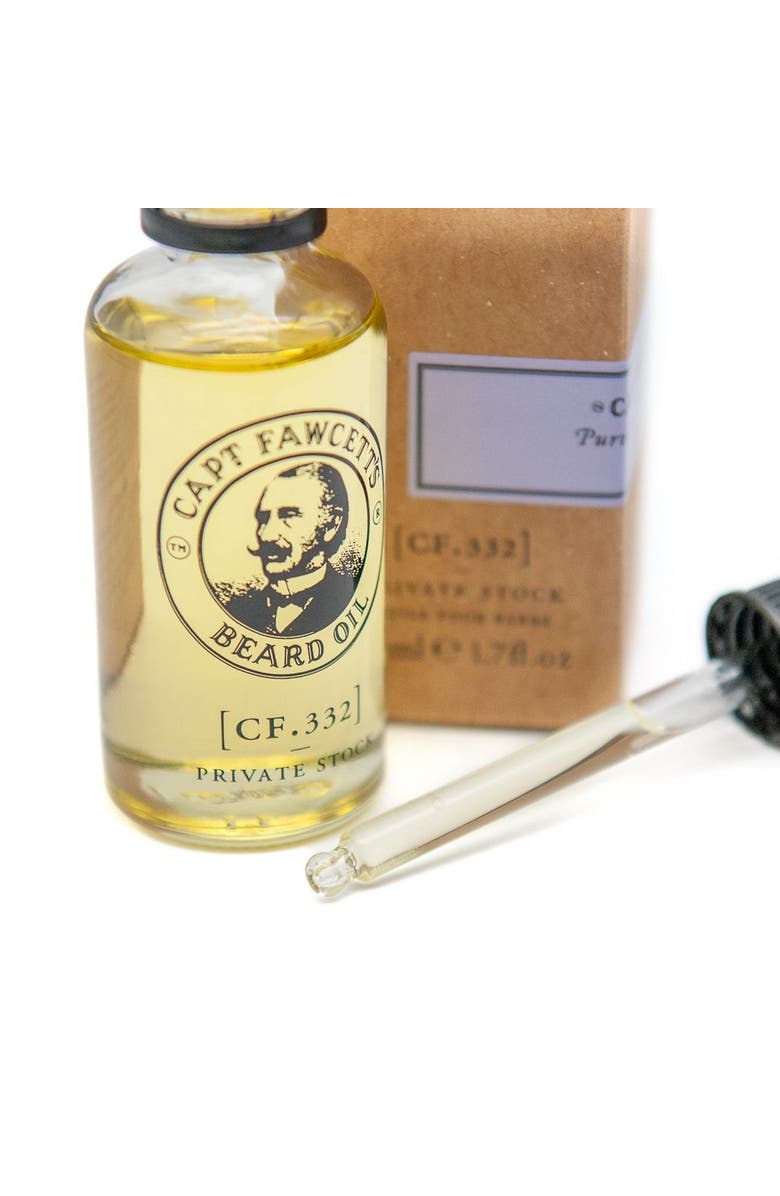 Captain Fawcett Private Stock Beard Oil, Alternate, color, Beard Oil