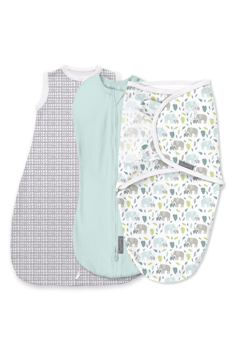 SwaddleMe by Ingenuity Comfort Pack Baby Swaddle Set, Main, color, MULTICOLORED