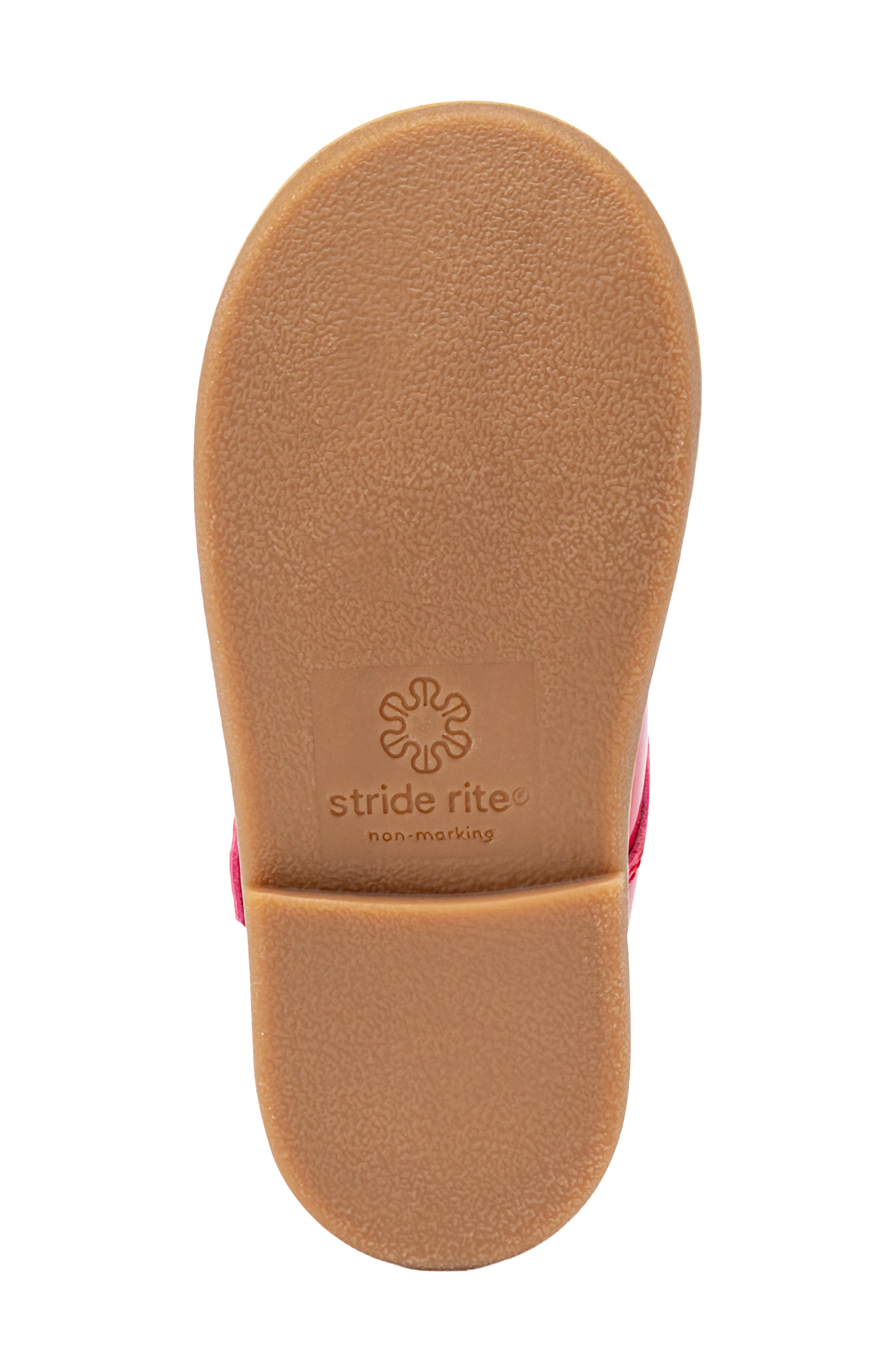 Stride Rite Kids' Susie T-Strap Flat, Alternate, color, Red Patent
