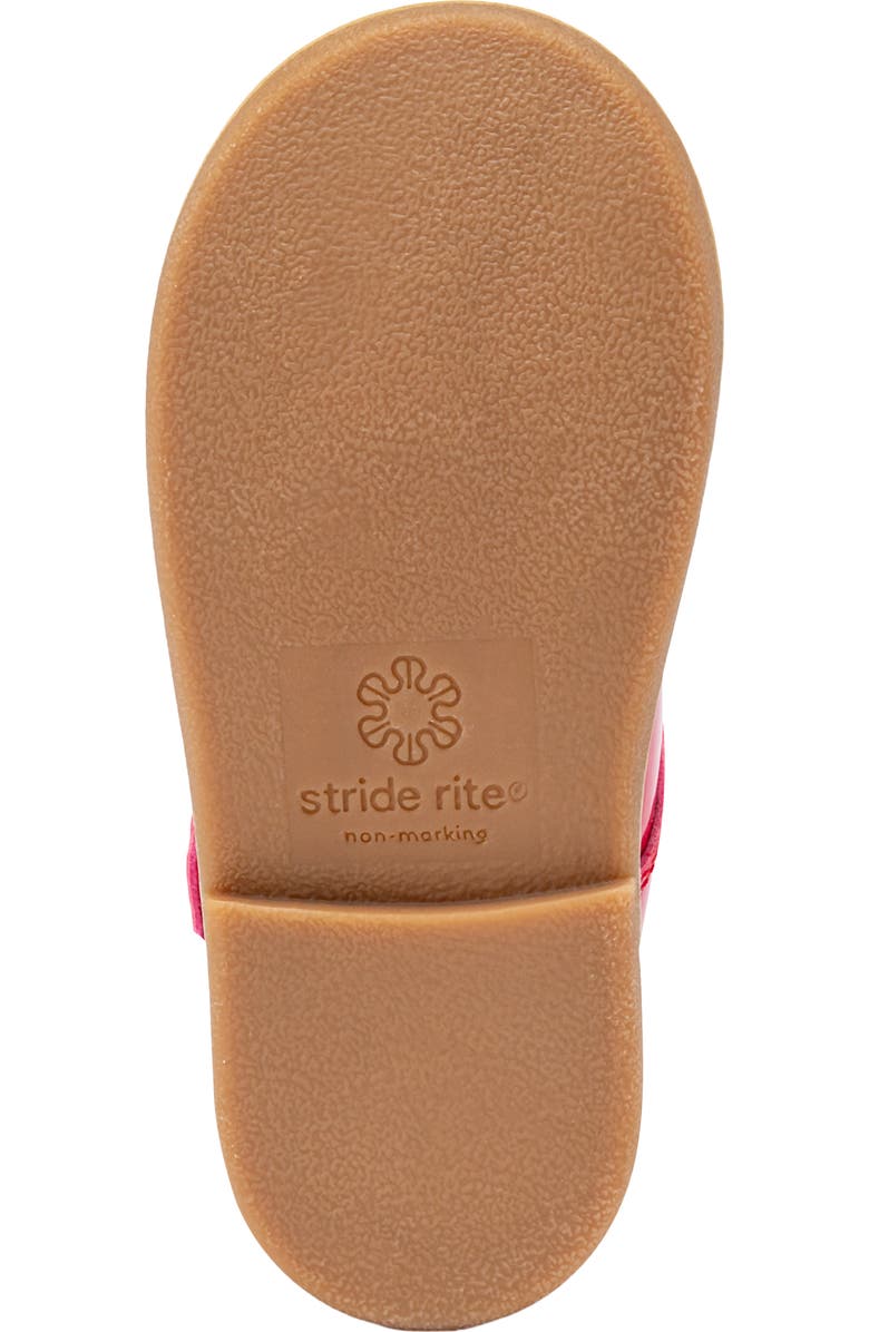 Stride Rite Kids' Susie T-Strap Flat, Alternate, color, Red Patent