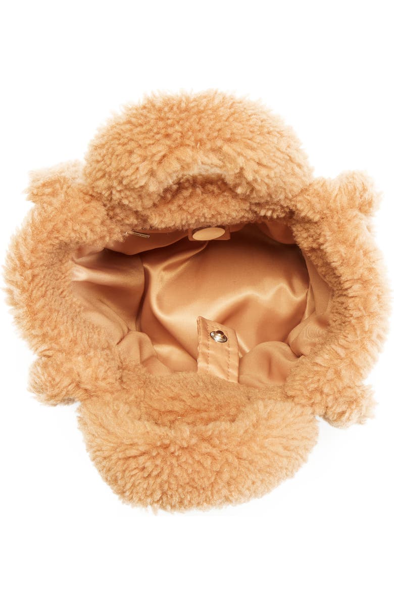 Stand Studio Mini Lizzie Teddy Faux Shearling Tote, Alternate, color,