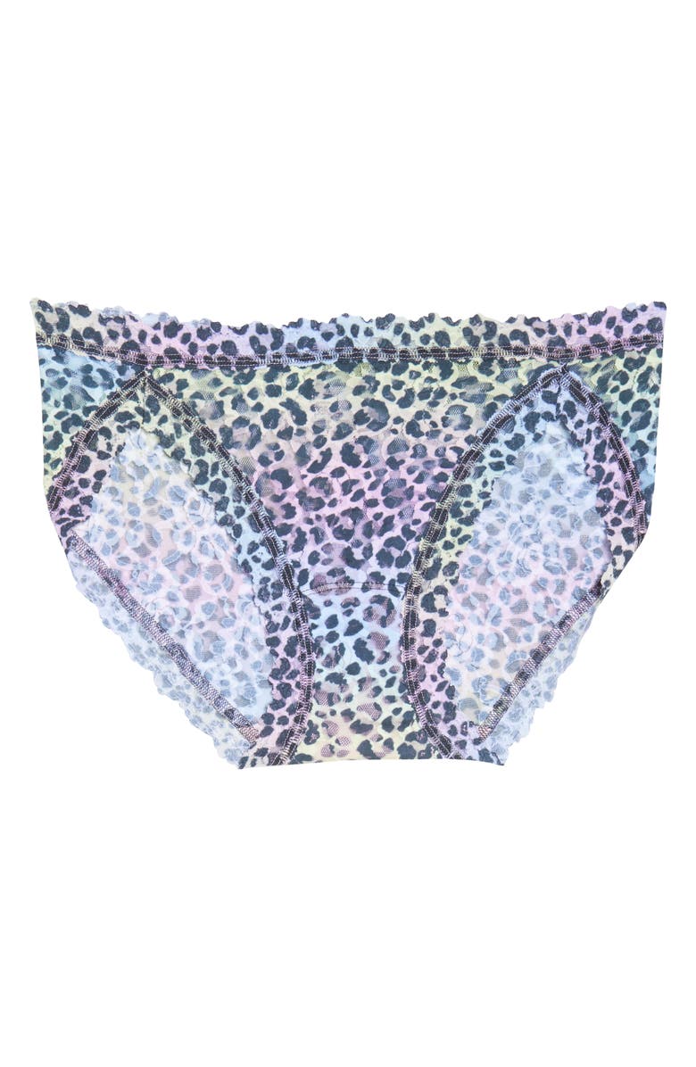 Hanky Panky Rainbow Leopard V-Leg Bikini, Alternate, color,
