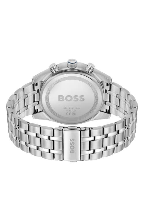 Hugo Boss Boss Skytraveller Chronograph Bracelet Watch, 44mm In Metallic