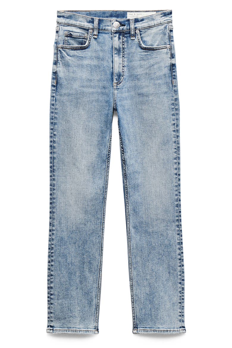 Flexi Wren High Waist Ankle Slim Straight Leg Jeans, Alternate, color, NYASA