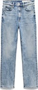 rag 
bone Flexi Wren High Waist Ankle Slim Straight Leg Jeans