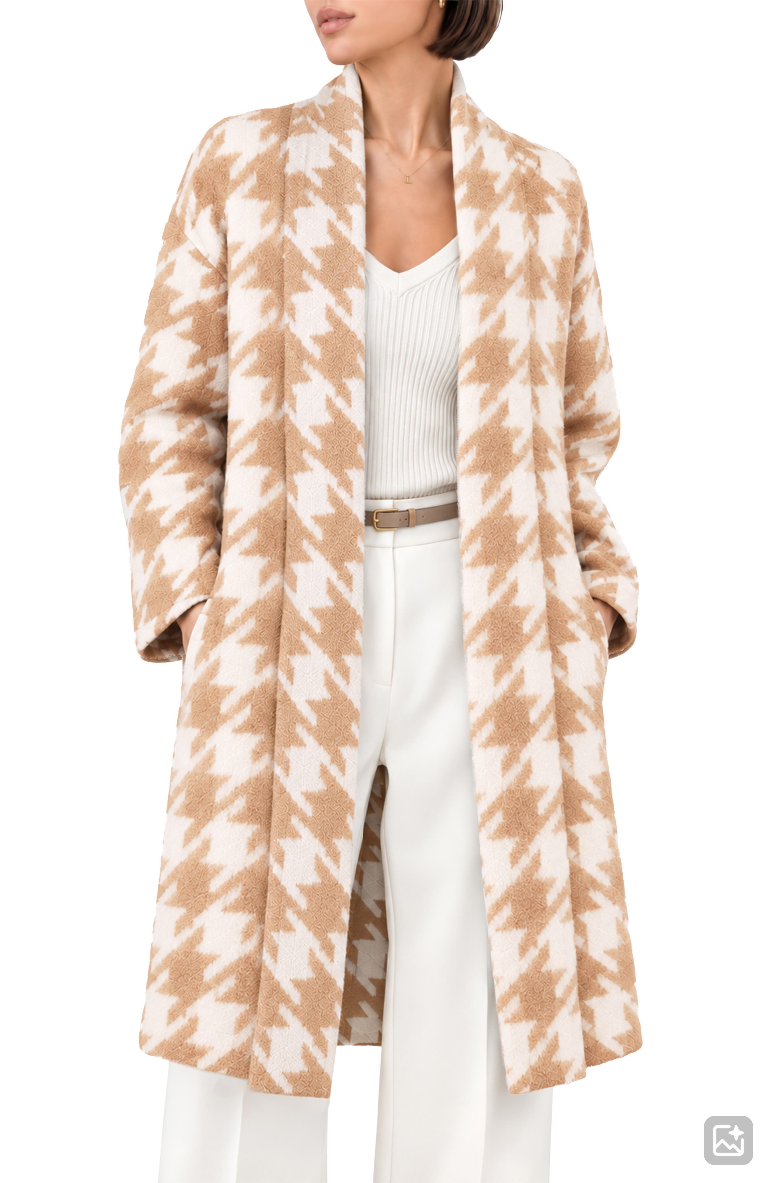 HOUNDSTOOTH BLUSH COMBO A/S