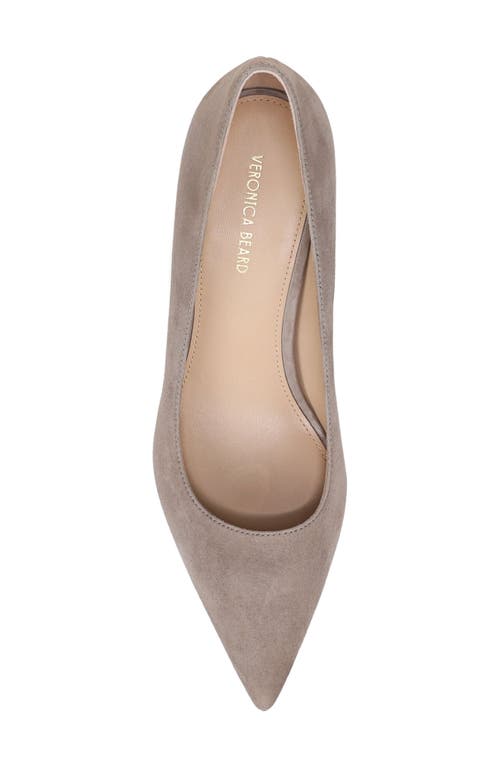 Veronica Beard 65mm Rita Suede Pointed-toe Pumps In Brown