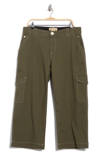 Democracy Contrast Stitch Cargo Jeans