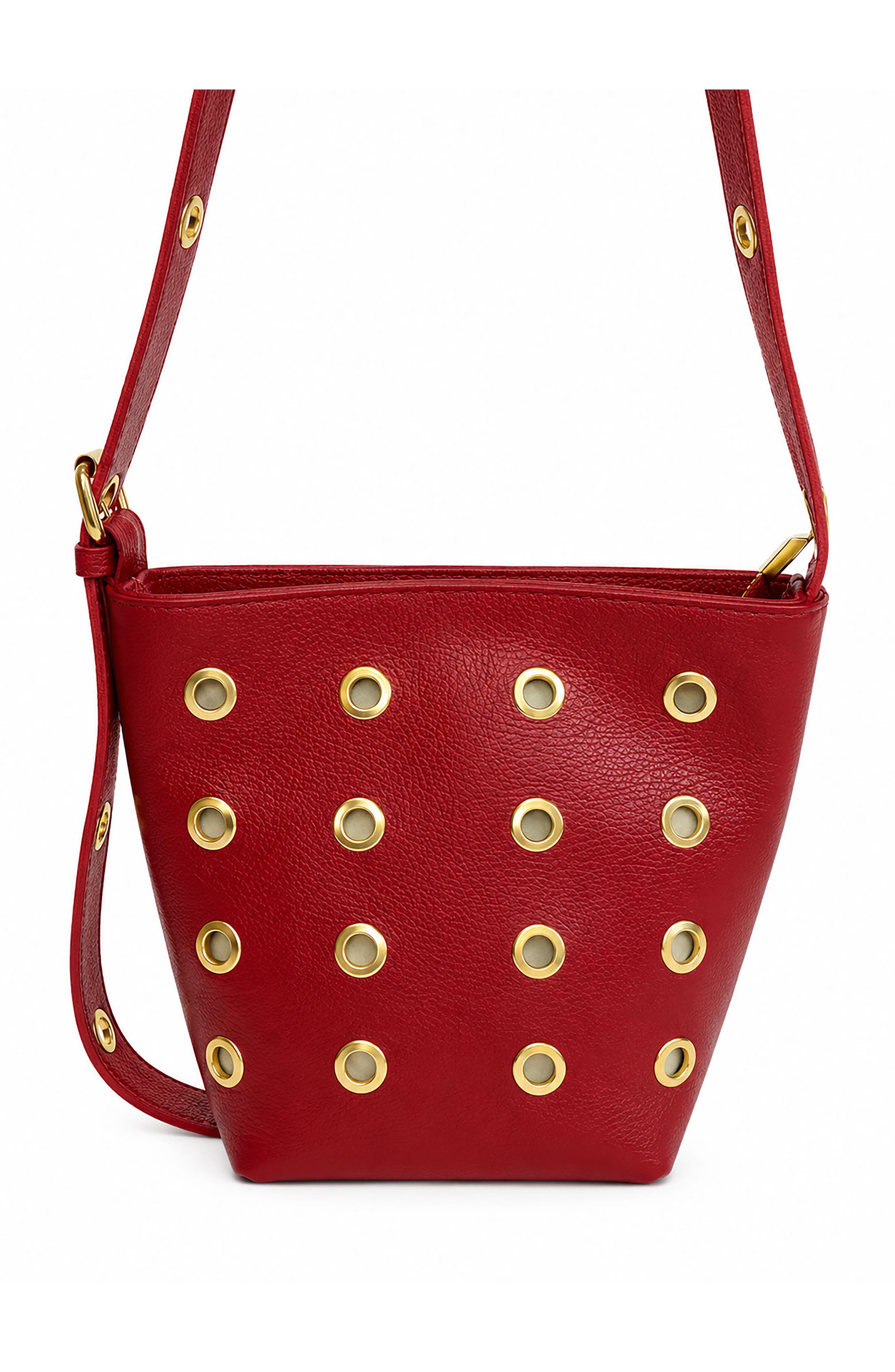 Claudia Studded Leather Shoulder Bag