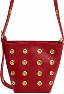 Persaman New York Claudia Studded Leather Shoulder Bag