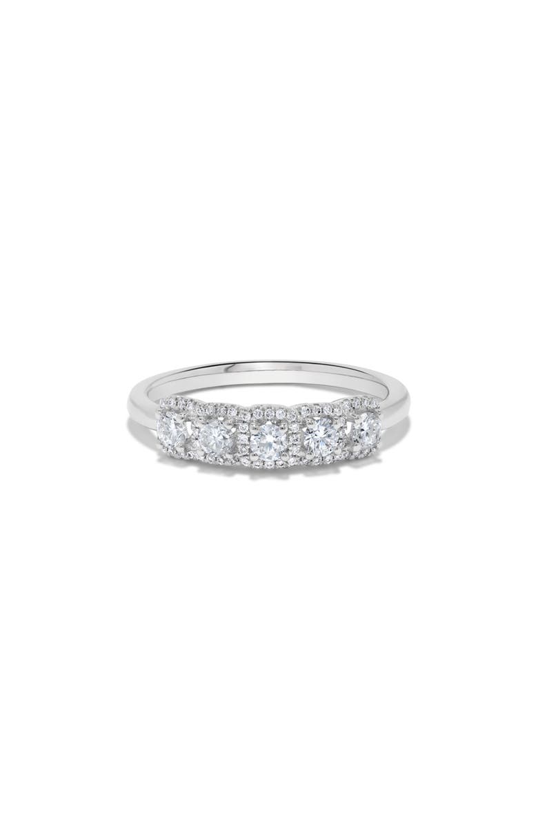 H.J. Namdar Round 5 Diamond Halo Ring - 0.45ct., Main, color,