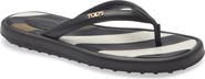 Tod's Stripe Leather Gomma Flip Flop