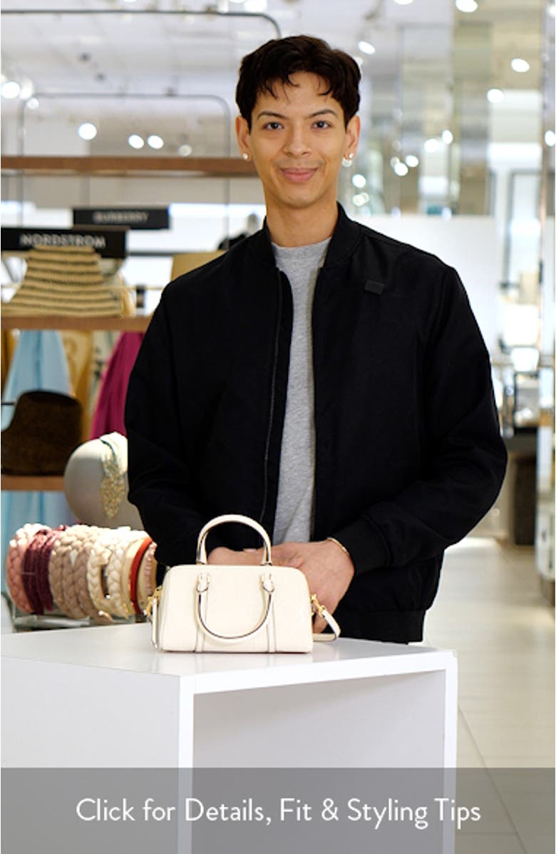 Mini T Monogram Leather Barrel Bag, sales video thumbnail