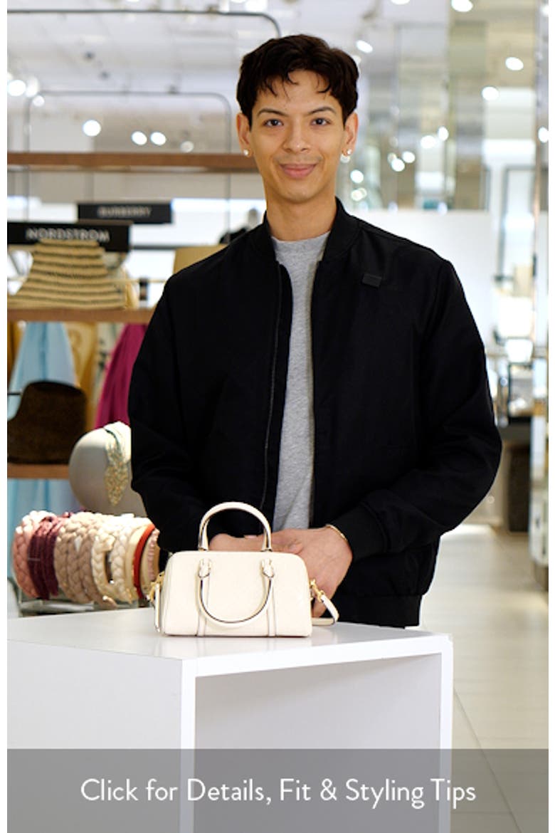 Mini T Monogram Leather Barrel Bag video