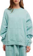 Free People Intimately FP Slow It Down Oversize Cotton Blend Sweatshirt