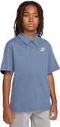 Nike Kids' Sportswear Club Solid Cotton Polo