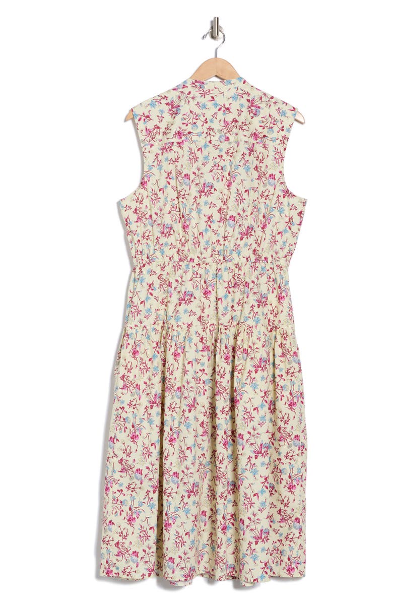 Derek Lam 10 Crosby Margaret Sleeveless Midi Dress, Alternate, color, 