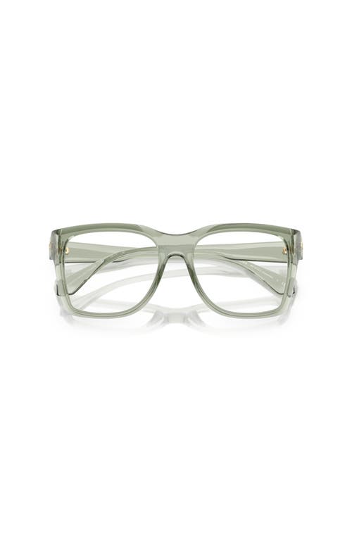 Michael Kors 51mm Square Optical Glasses In Green