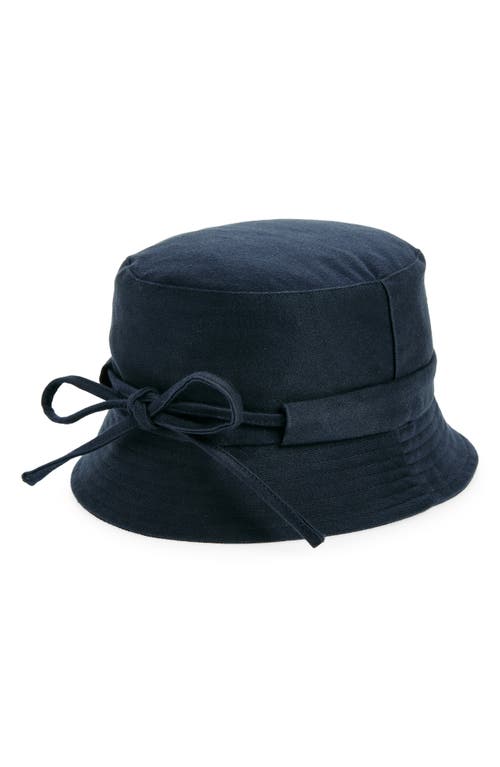 Jacquemus Womens Dark Navy Le Bob Gadjo Brand-plaque Cotton Bucket Hat In Dark Navy 390