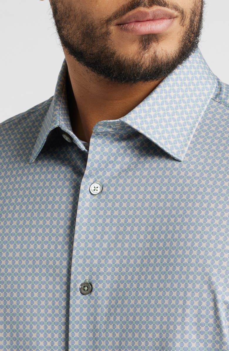 Bugatchi James OoohCotton<sup>®</sup> Button-Up Shirt, Alternate, color, Mint