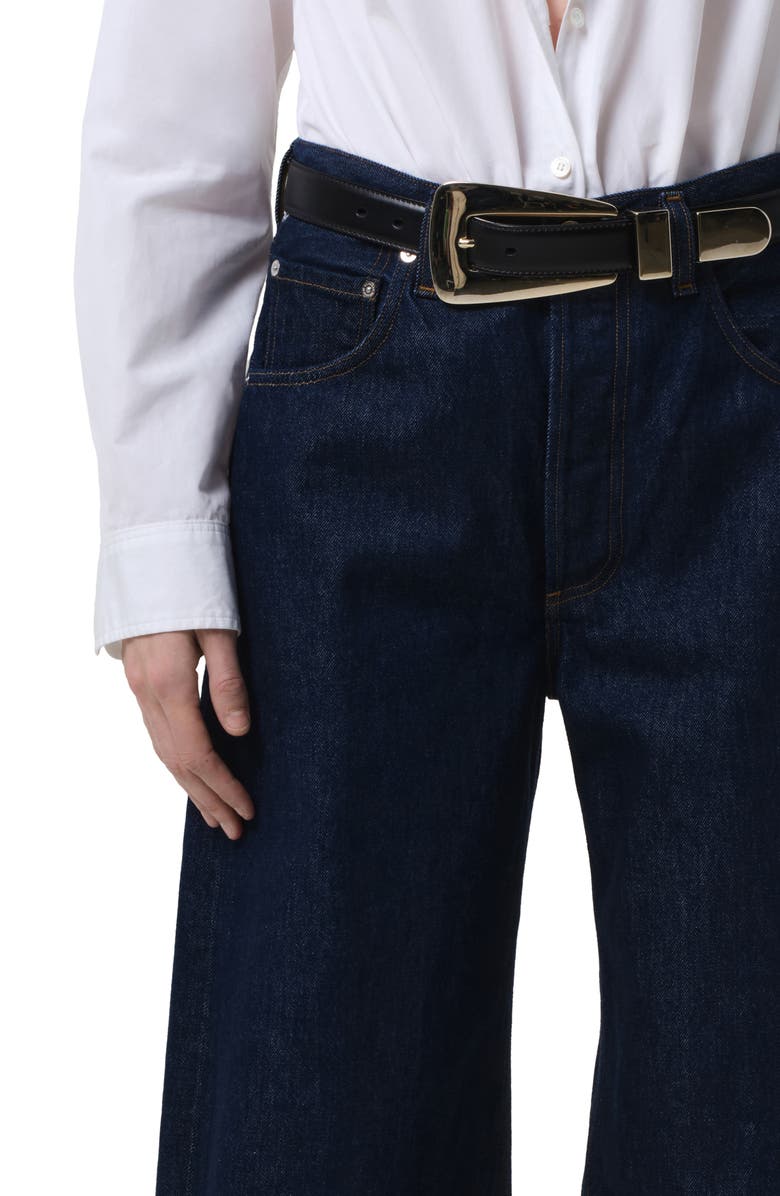 Citizens of Humanity Ayla High Waist Baggy Wide Leg Jeans, Alternate, color, Amherst Dark Indigo