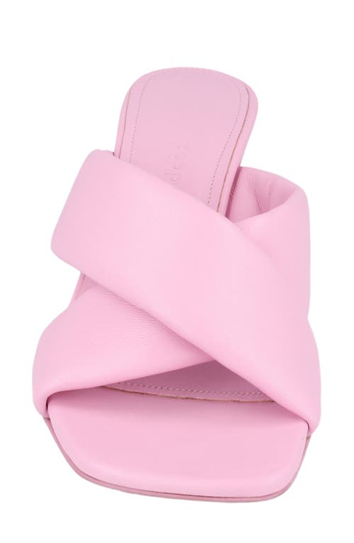 Ferragamo Crossover Slide Sandal In Pink