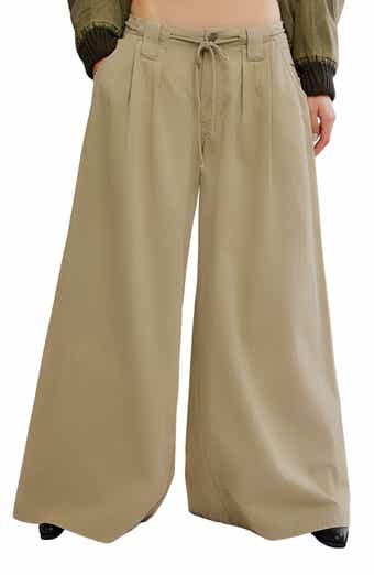 Free People Julien Wide Leg Chino Pants