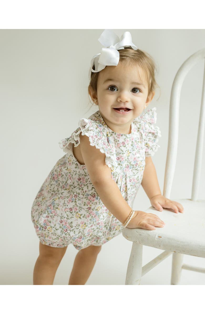 Cuclie Ana Bubble Romper, Alternate, color, Pink Multi