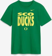 Nike Men's Nike Green Oregon Ducks 2026 Sideline Dri-FIT Slogan T-Shirt