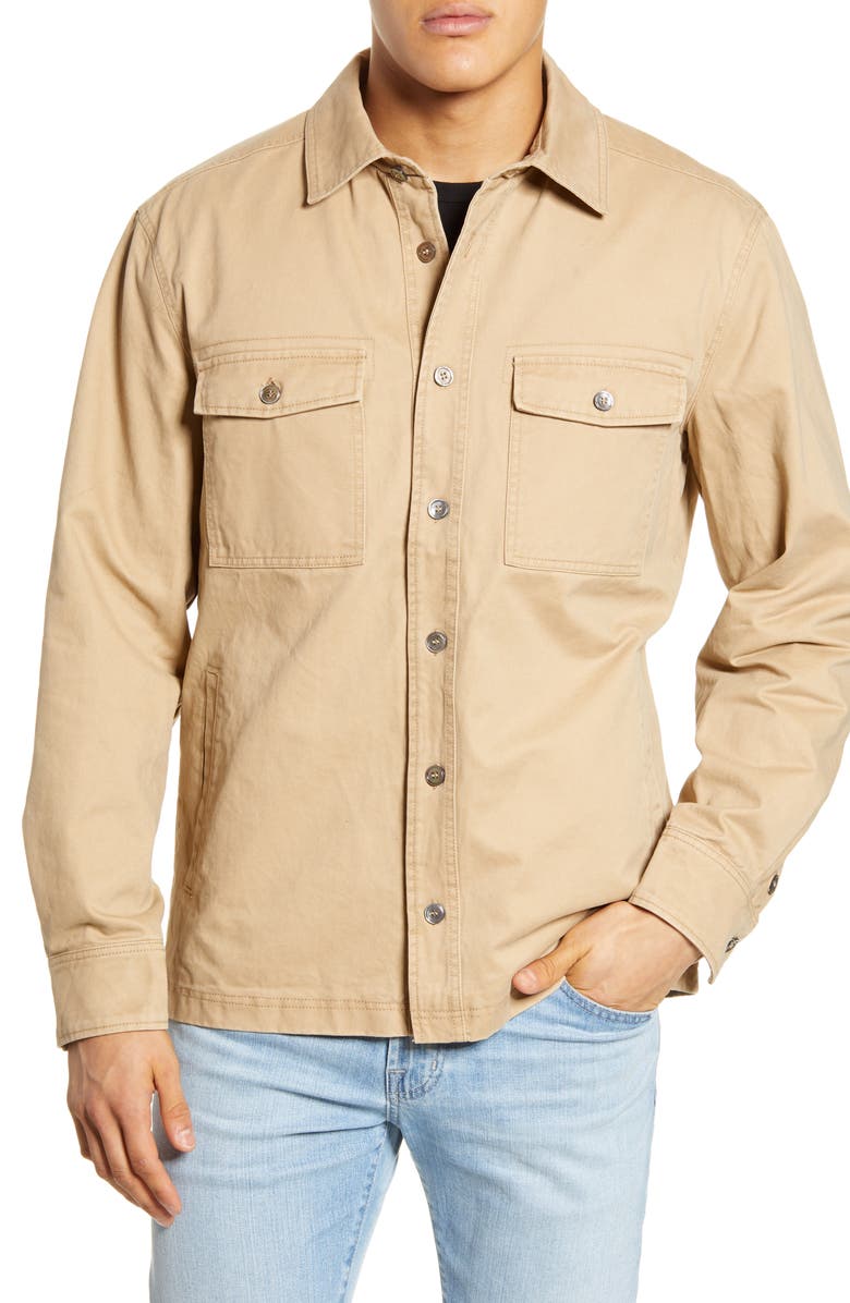 BLANKNYC Regular Fit Cotton Shirt Jacket, Alternate, color, 