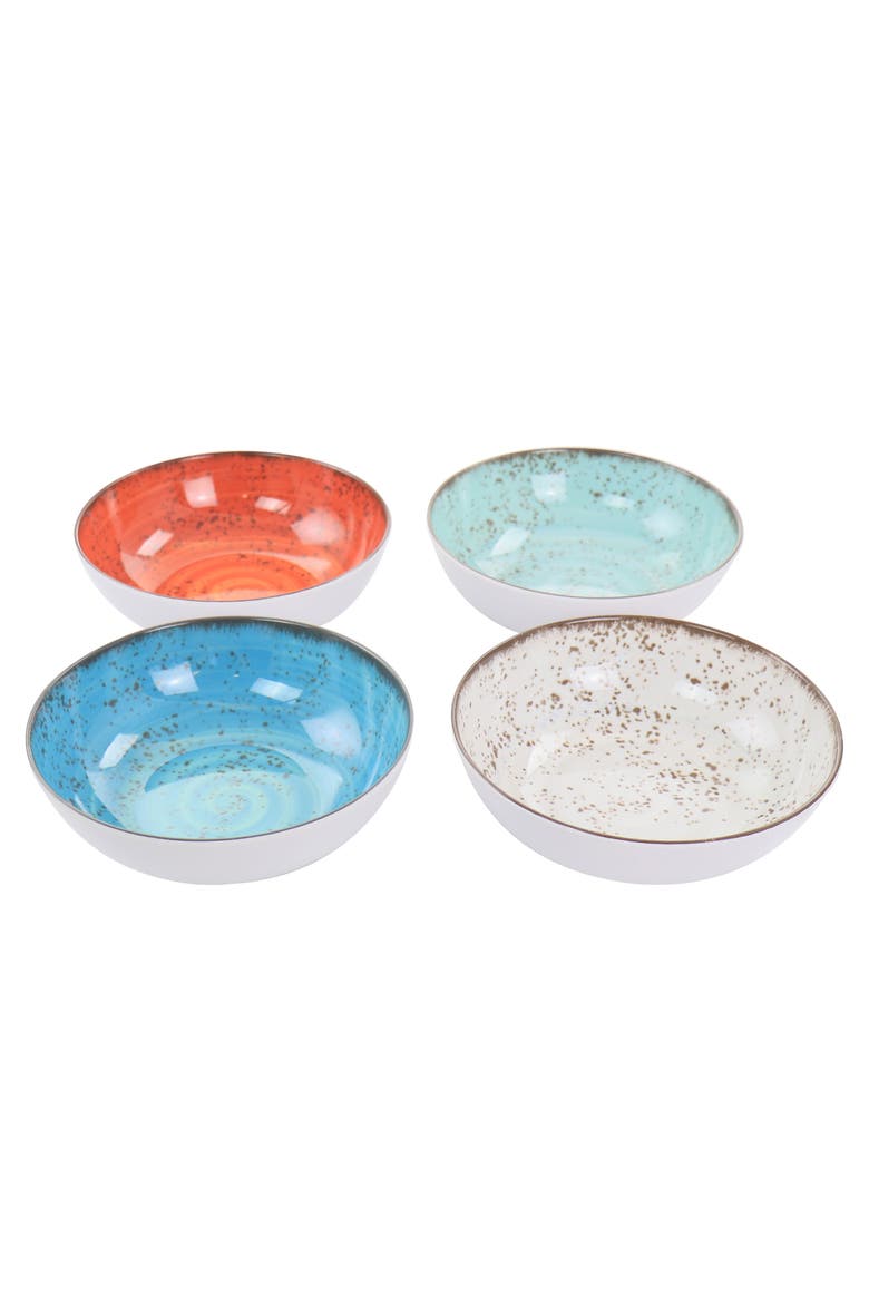 Pryce 12 Piece Melamine Dinnerware Set, Alternate, color, White