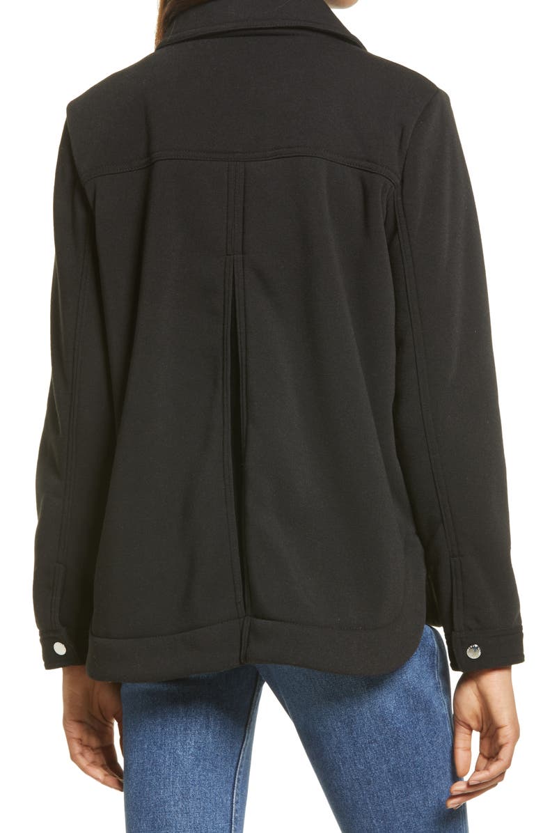 French Connection Sweatshirt Jacket, Alternate, color, 