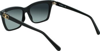 Gancini 54mm Rectangular Sunglasses